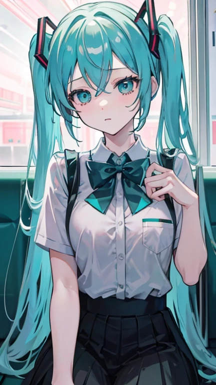 Intense molestation ,Hatsune Miku in the train