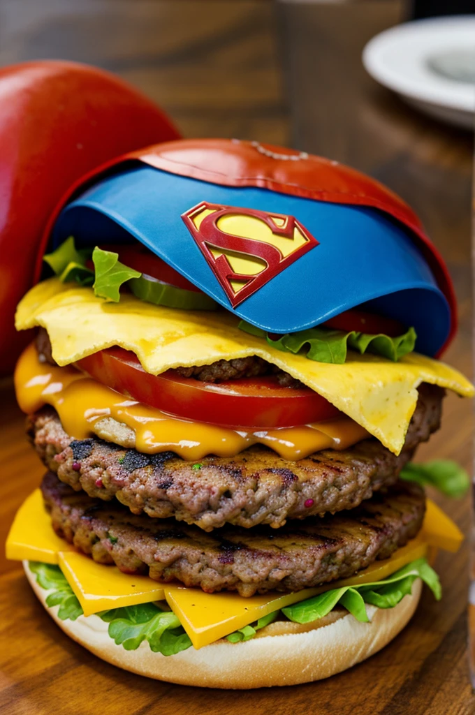 super hero burger
