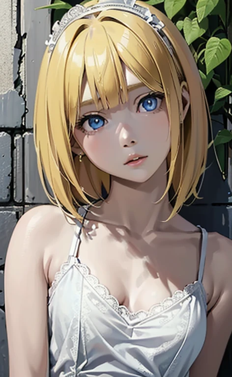 1 adult woman,astronaut uniform,1woman,samui, choker, ((Blonde hair:1.5)),Looking at viewer,Walk, In the park, ultra detail, ultra HD