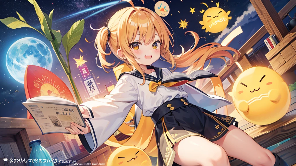 Theme and Symbols Main Symbol: 明るいsun、growing upする苗木、Open book completion symbol: vegetables(tomato、Carrot)、rice、Child's Smile Color Palette Main Color: green(nature、agriculture)、黄green(growing up、freshness)
accent color: yellow(sun、hope)、orange(energy、vitality)
Font Style: Friendly、Easy to read handwritten font and text color: メインはgreenかダークグリーン、アクセントとしてyellowやorange
構成要素
中央に配置: sunをバックに、growing upする苗木が開いた本から伸びている
周囲に配置: 左右にSmiling childrenや、vegetablesやriceが配置される
タグライン
位置: Text placed at bottom of logo: 「JAそお鹿児島 あぐりスクール - 食とagricultureを学ぶ」
デザインの具体例
ロゴデザインの詳細
sun: 背景に大きなyellowのsunを配置し、hopeと明るさを表現。
Saplings and books: sunの前に開いた本があり、そこからgreenの苗木が伸びている。Books are knowledge、苗木はgrowing upを象徴。
Smiling children: On the left and right of the book、Illustration of children smiling and lining up。
vegetablesやrice: Around the logo、tomatoやCarrot、riceのシルエットを配置。