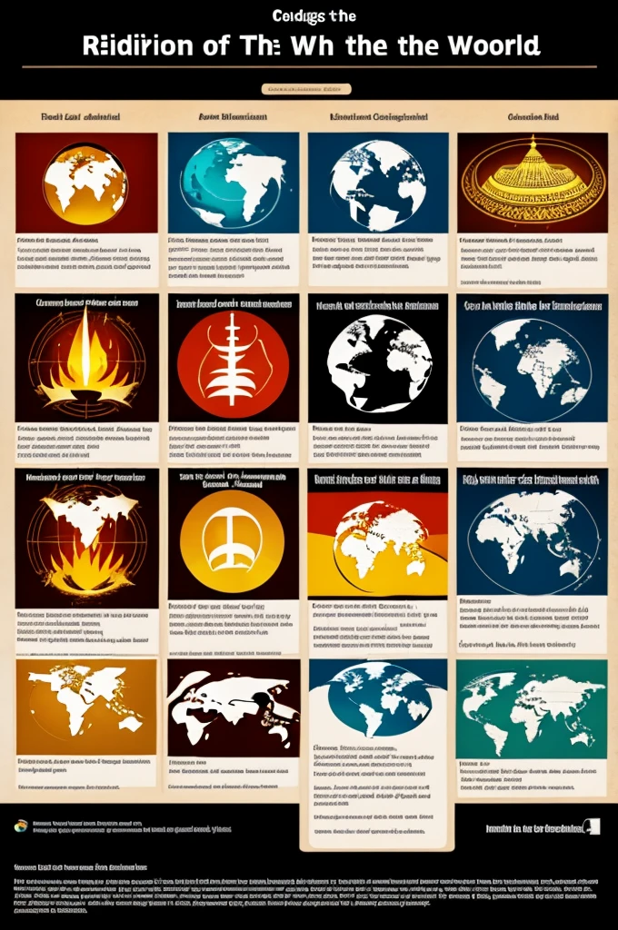 Religions of the World Infographic Challenge