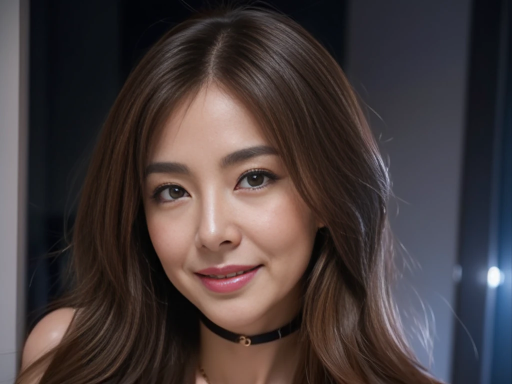 1gravure, from the chest up, masutepiece, Best Quality, Ultra-detailed, Photorealistic, super detailed skin, Perfect Anatomy, (1 japanese mature woman), (Solo), sixty years old, (Wrinkles at the corners of the eyes:1.3), Large breasts, A MILF, glamor, A sexy, Chromo-white skin, Looking at Viewer、Super large udder、Sleeveless knitwear、Tight Fit Knitted Dresseuchimuchi、Black pantyhose、high-heels、Smile、sitting on、Hotel bedroom