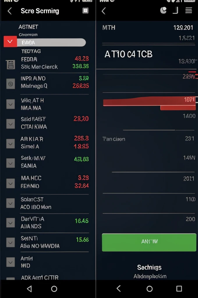 Screen trading movements
