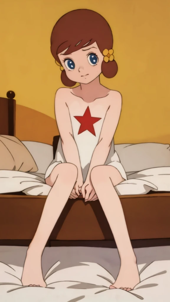 aqua_hair bed bed_sheet blush bow breasts bulma bulma_(dragon_ball) bulma_briefs 1girl closed_eyes sleep_molestation cameltoe female hairbow looking_at_viewer lying medium_breasts navel nipples no_bra on_back on_bed pillow red_bow sleeping spread_legs teenager create_an_open_vagina nude legs_spread