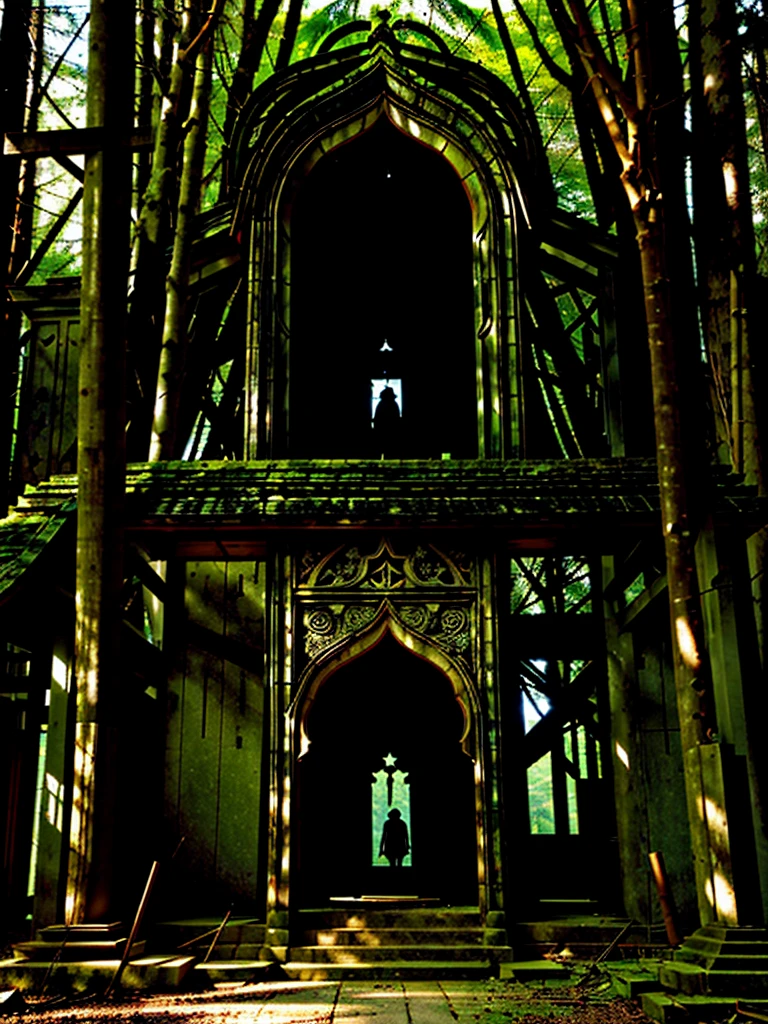 In the dense forest Abandoned Shrine Crow