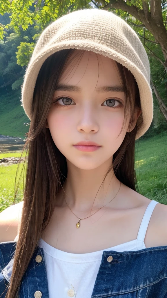 beautiful girl Odd Eye valley mystery nature