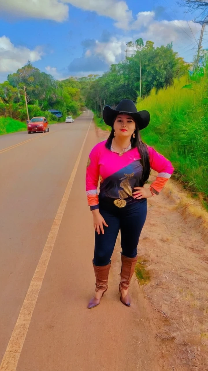 obra de arte, melhor qualidade, Femonic, coque de cabelo, braid, Red loop, Jaqueta preta, Saia preta, red pantyhose, tronco, de cima, deitado de costas, grama, olhando para o espectador, cansado, sorriso, jardim