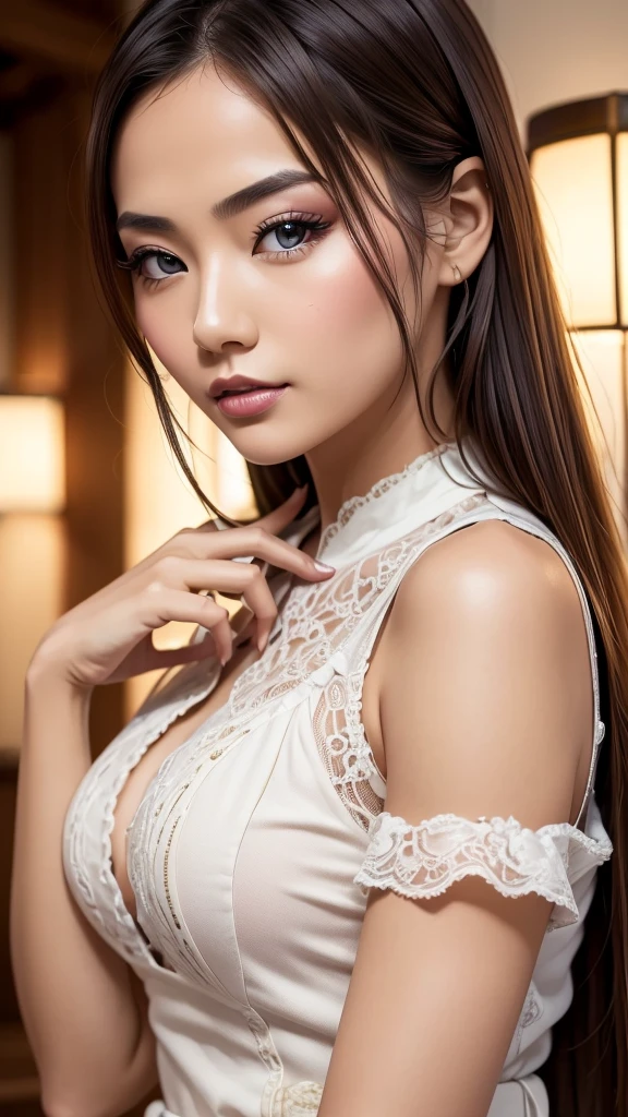 ( (8k:1.27), top quality, masterpiece, super high resolution:1.2) Photo of a cute Japanese woman (beautiful:1.1)