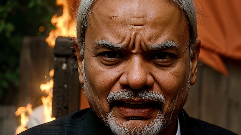 narendra modi angry realistic 