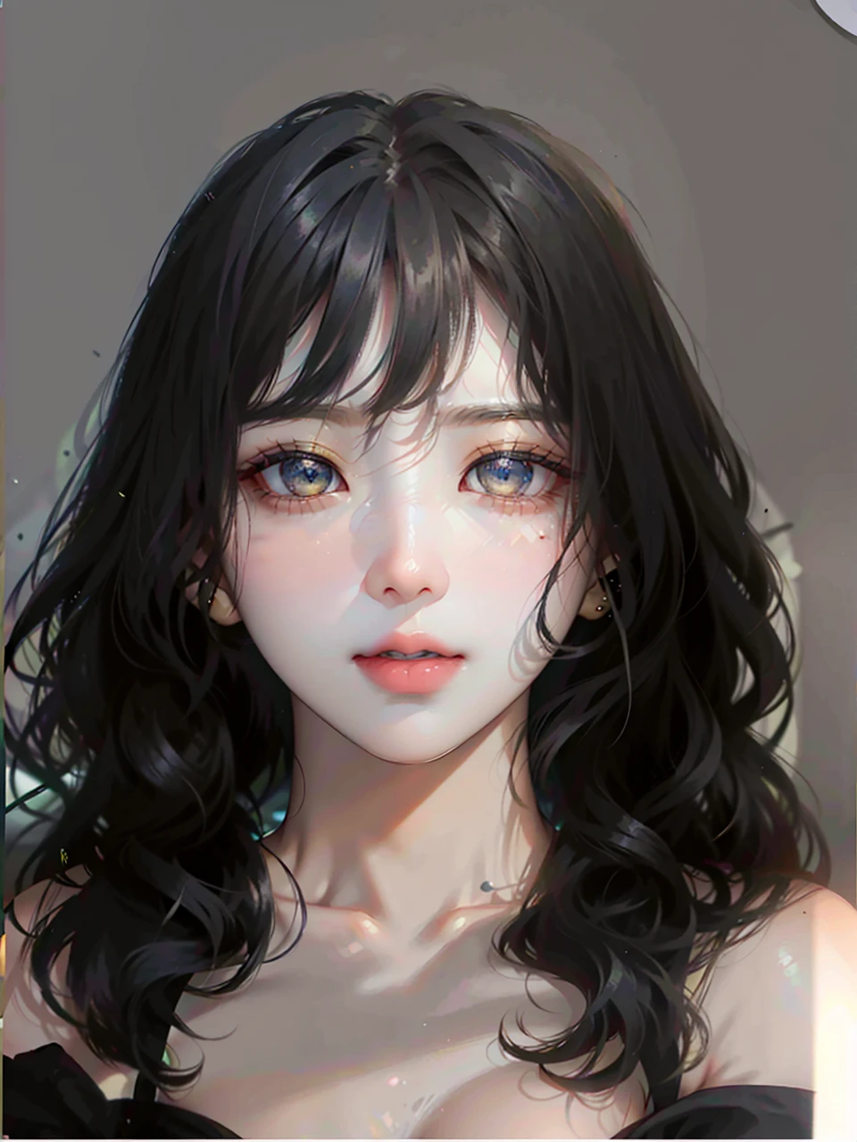 alafed asian woman,Long hair and black top, Shin Jinying, jaeyeon nam, Lee Ji-eun, lee ji eun, portrait of female korean idol, Gorgeous young Korean woman, Beautiful young Korean woman, beautiful Korean women, hwang se - on, Choi Hyun-hwa, cute korean actress, young lovely Korean faces, bae suzy