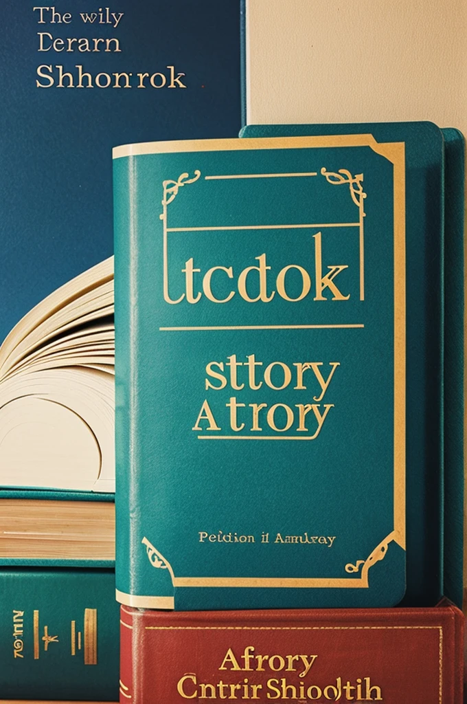 Image of a book cover that has a school and says story