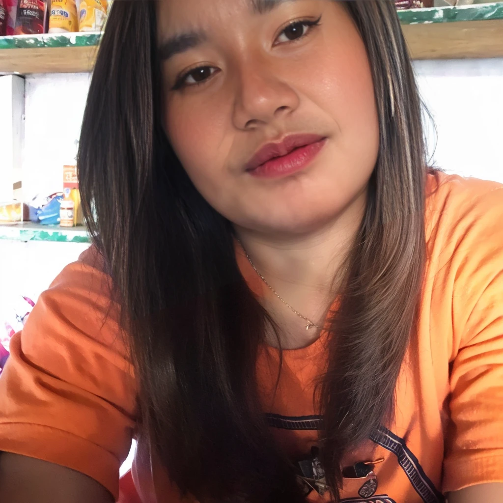 muste piece、High resolution、convenience store of the future、Convenience store clerk、26 year old female、1girl clerk、looking at the camera、smile、Finished as pictured、The cashier is also beautiful、Her skin is white and beautiful、long and beautiful hair、inner color、hair should be tied back、Clerk's uniform、