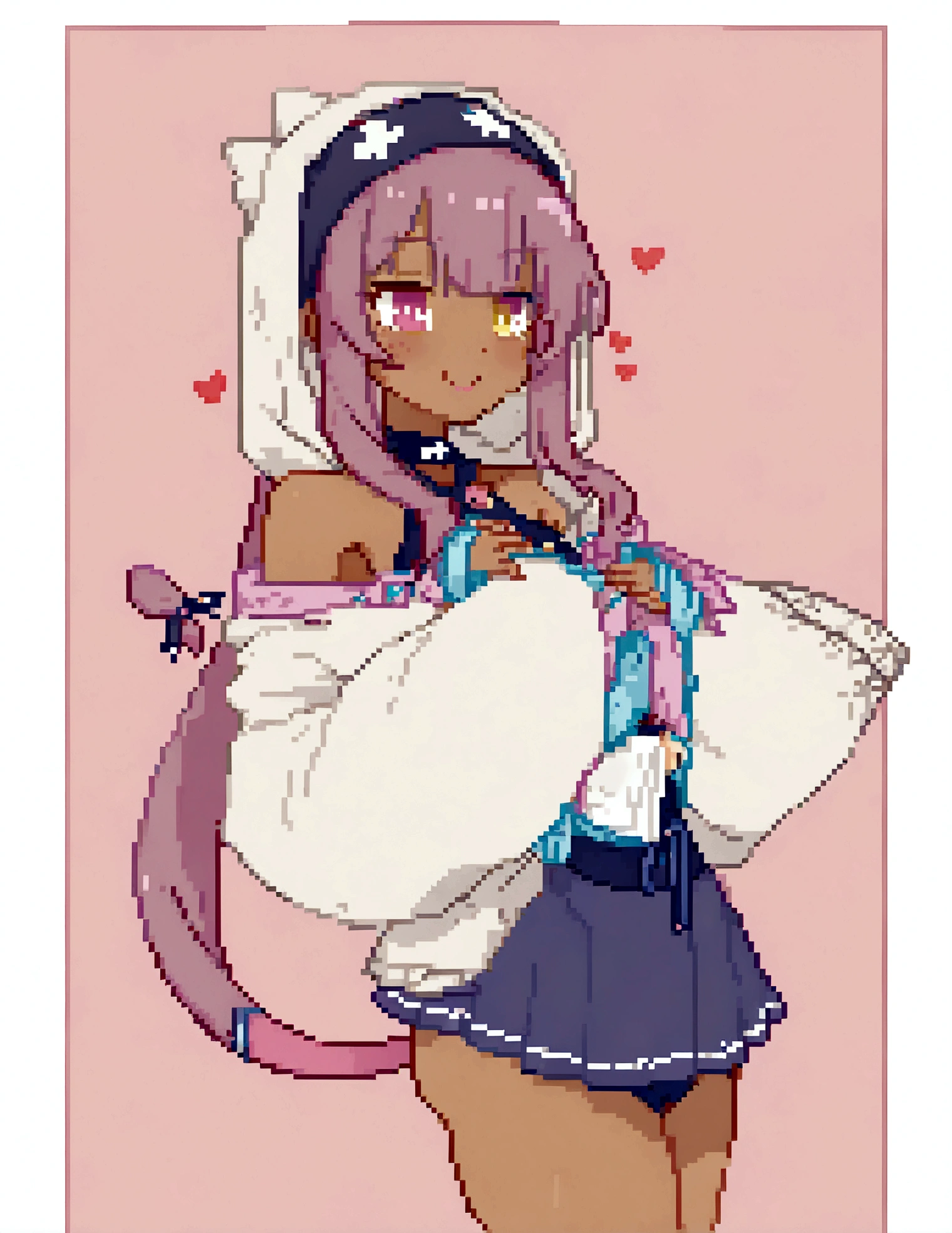 masterpiece,Highest quality,Attention to detail,8K,yoru2,One girl,alone,Long Hair,chest,smile,Bare shoulders,Yellow Eyes,ponytail,Purple Hair,null,Day,cloud,Dark Skin,leotard,Dark skinned women,Ocean,Kunaboto style