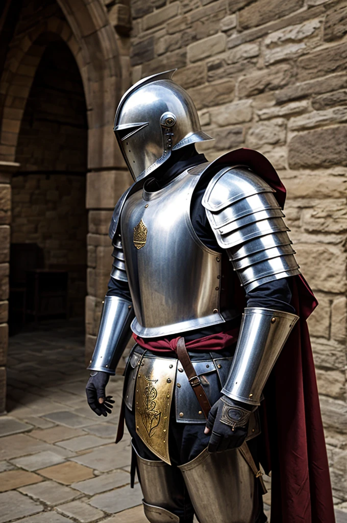 Knight in a mediaeval armour