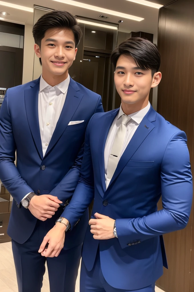 New employee, very handsome, 20 years old.、 (A really cool S-class guy in a suit.)、 เด็กชายJapanอายุ 20 ปี、 businessman、 Luxurious suit、 brown suit、 office、 Standing in a suitSHandsome young man、 full body photo、 (ภาพถ่ายที่มีรายละเอียดhighของ CG Unity 8K)、 (มีรายละเอียดhighShandsome man in class)、 (Real photos)、 ((คุณภาพhighสุด))、 very detailed、 (Masterpiece)、 คุณภาพของภาพที่highเป็นพิเศษ、 high、 viewer、 gentle man、 I'm beautiful.、 short hair、 Vivid photos、 Handsome like a model、 Handsome like an idol、 Luxury watches、 Cold Belt、 Japan