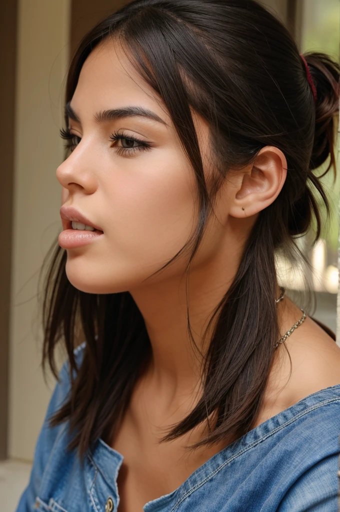 Create a blow jaw with girl pic