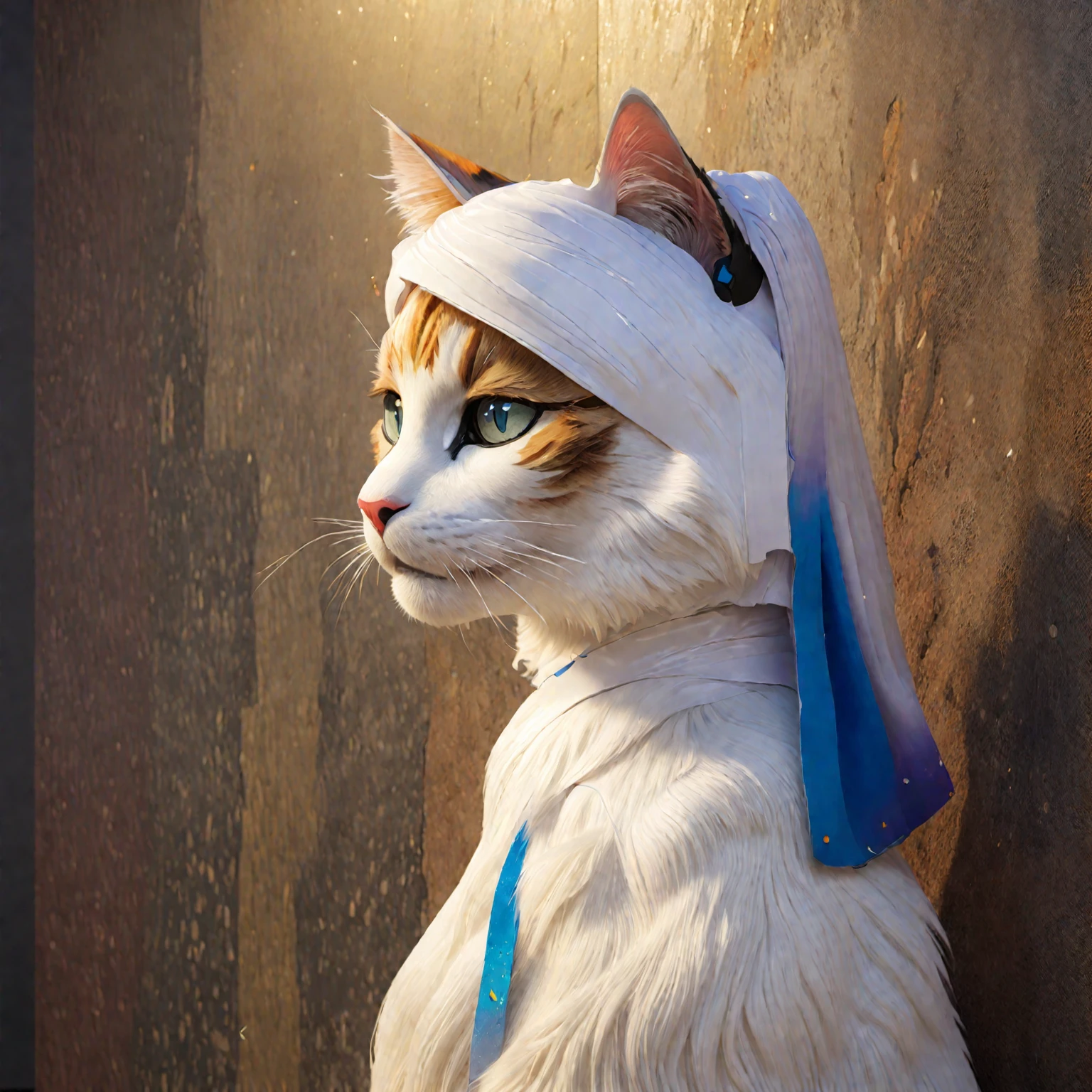 ((masterpiece)),Highest quality, (8K, Highest quality, masterpiece:1.2), cat, furry