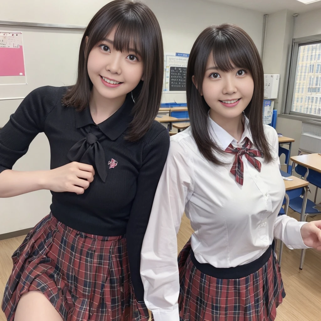 realistic pictures、Highest品質、ultra high resolution、Professional specifications、((とてもロリなprimary の姉妹が手紙を差し出す))、(((Hold the letter with both hands)))、school classroom、sailor suit、belly button、short skirt、primary schoolst、10 years old、love confession、pink sq、Very embarrassed、blush、
