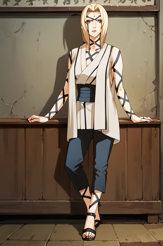 score_9, score_8_up, score_7_up, score_6_up, score_5_up, score_4_up, 
Byakugou no Jutsu \(tattoos\),
tsunade's sandals \(sandals\), 