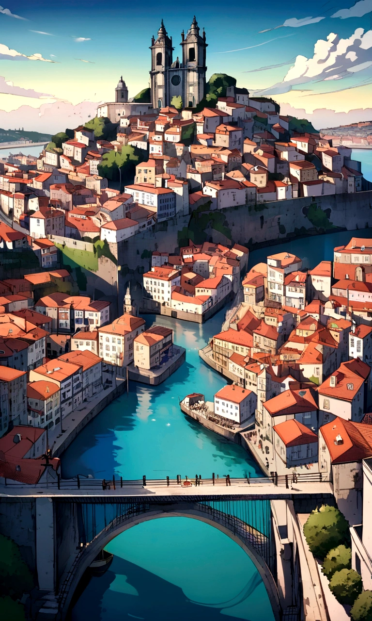 Portugal,Beautiful cityscape of Porto,Vision