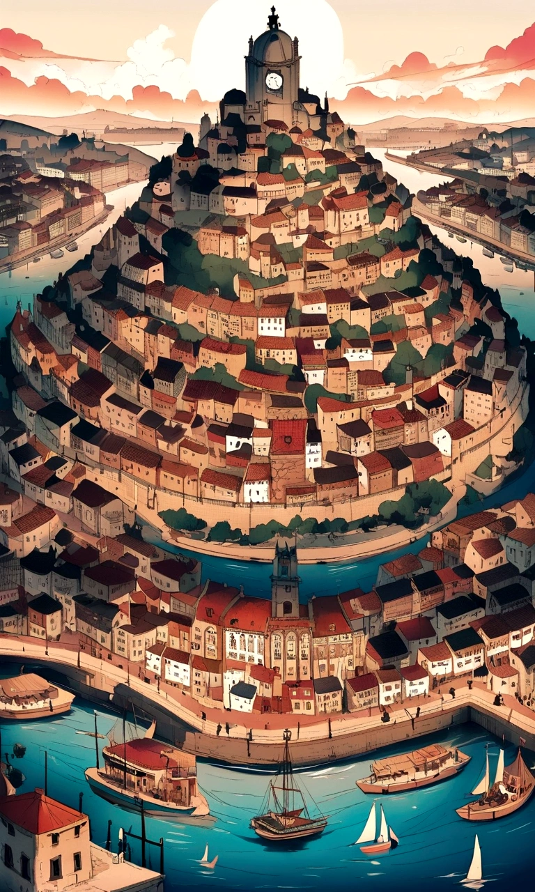 Portugal,Beautiful cityscape of Porto,Vision