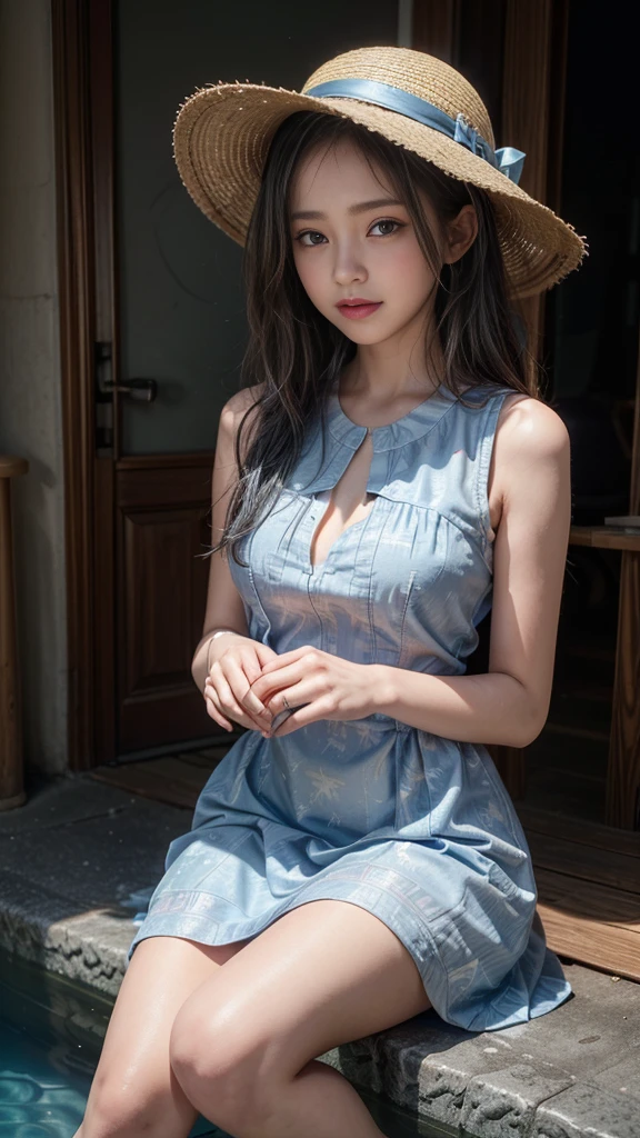 (masterpiece, Highest quality:1.2), One girl, alone,bony body、