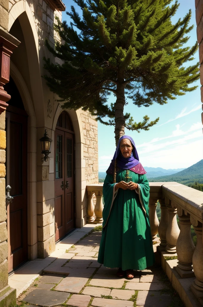 Tree women living in castle 