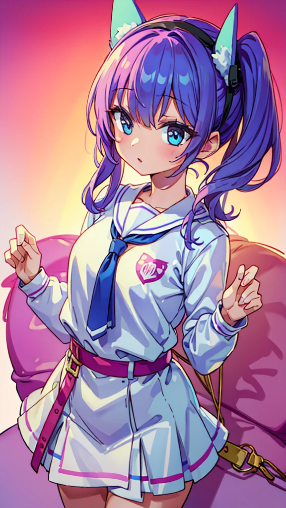 Cute girl uniforme 💕🤍✨