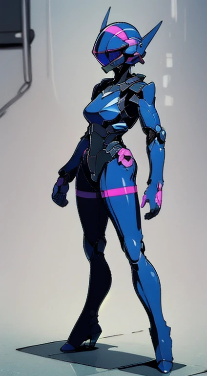 (best quality, masterpiece, ultra-realistic), (full body image), 1woman, solo, extremely stylized, deviant art, masterpiece, highly detailed, futuristic, silicone Gloss, tight pants, blush, (translucent silicone skinsuit:1.4), boots, small breasts, entire body image, full body shot, perfect anatomy, accurate anatomy, ((wide hips)), super hero, ((scifi helmet)), ((small helmet)),