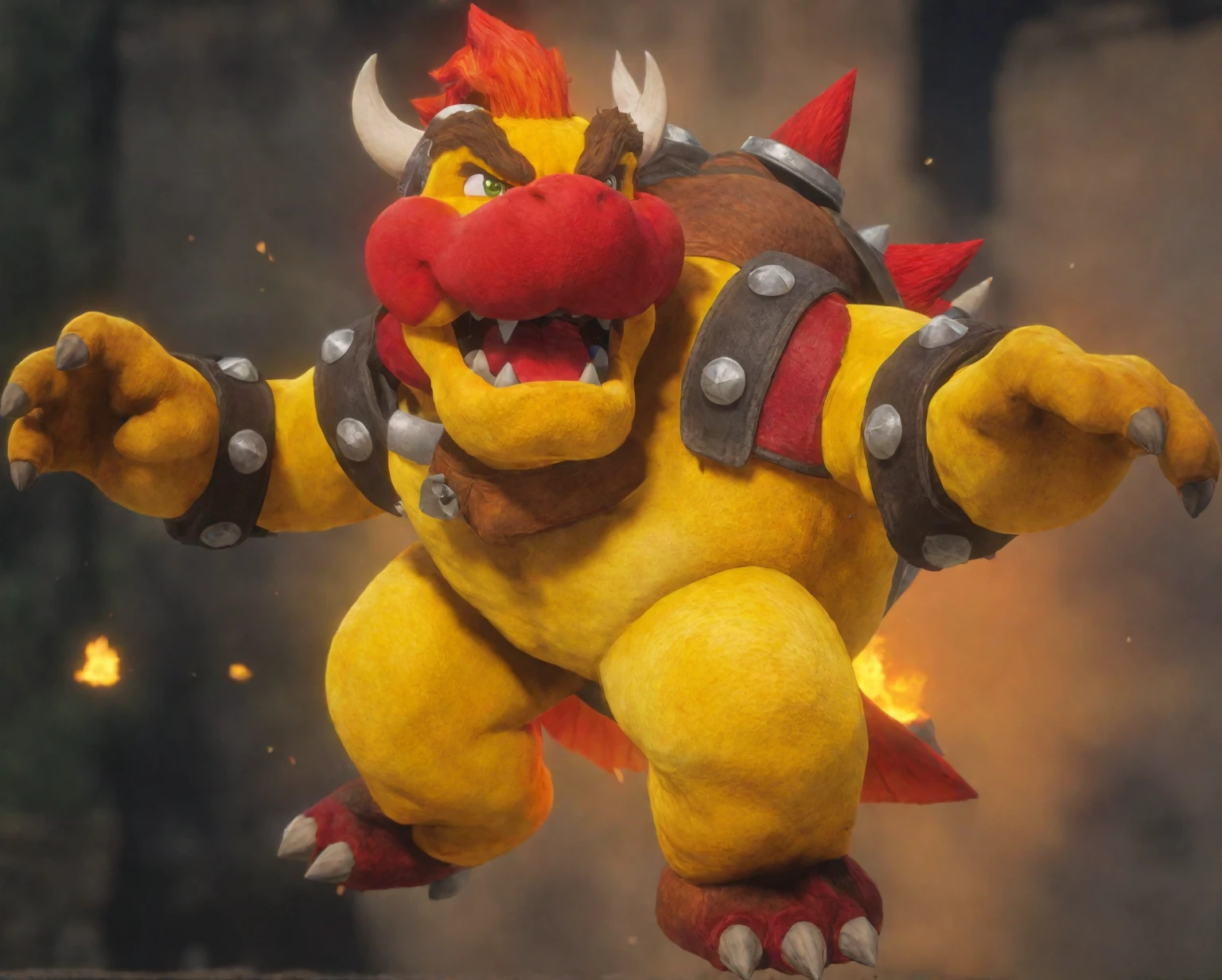 bows bows bows bows bows bows bows bows bows bows bows bows bows bows bows bows bows bows bows bows bows, bowser, bowser nintendo, fire breathing. bowser, koopa, goron brute, mario, spiky skin, nintendo, video game character art, video game character, official render, super smash bros, super smash bross, video game characters designs, :3