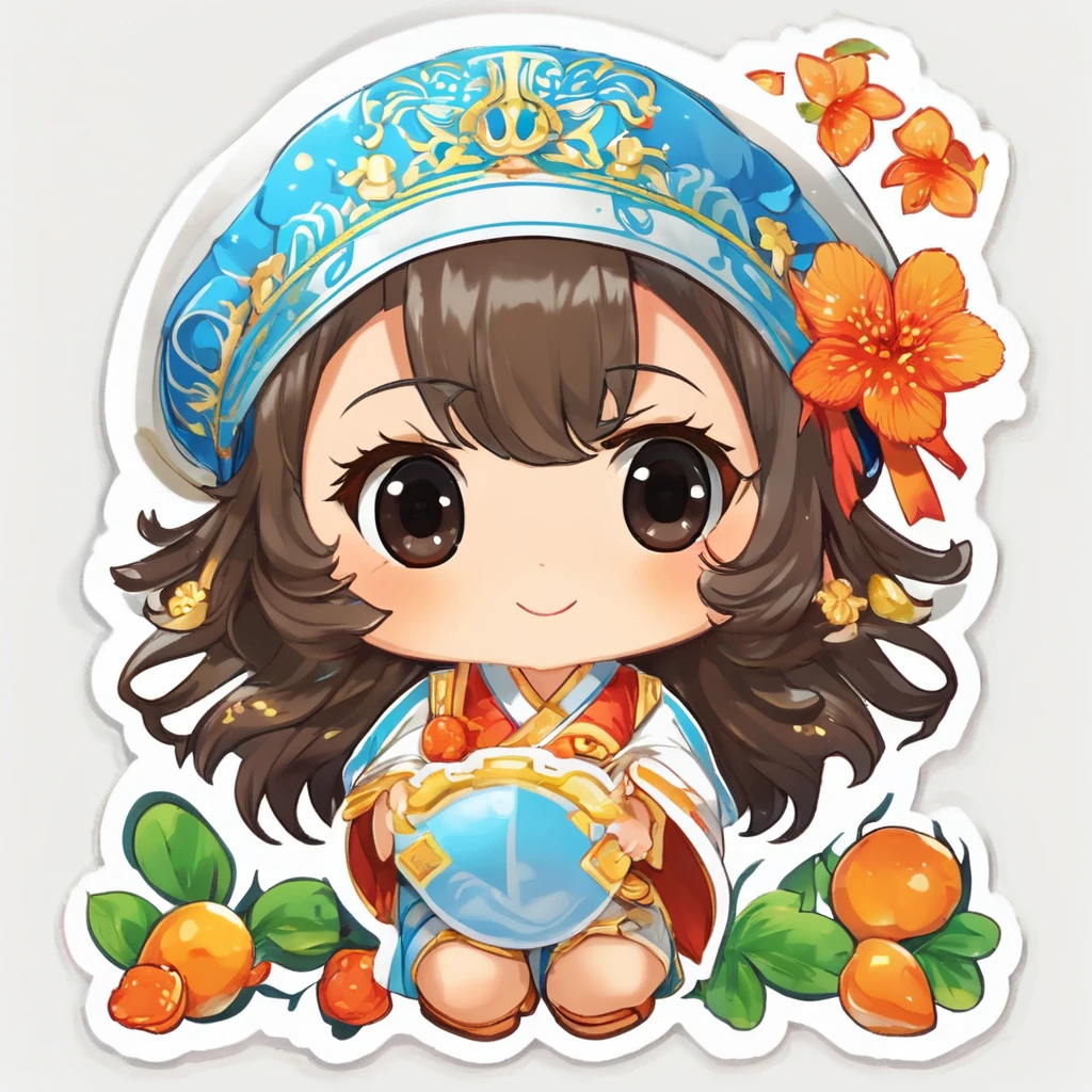 可爱的鸭子sticker, sticker,