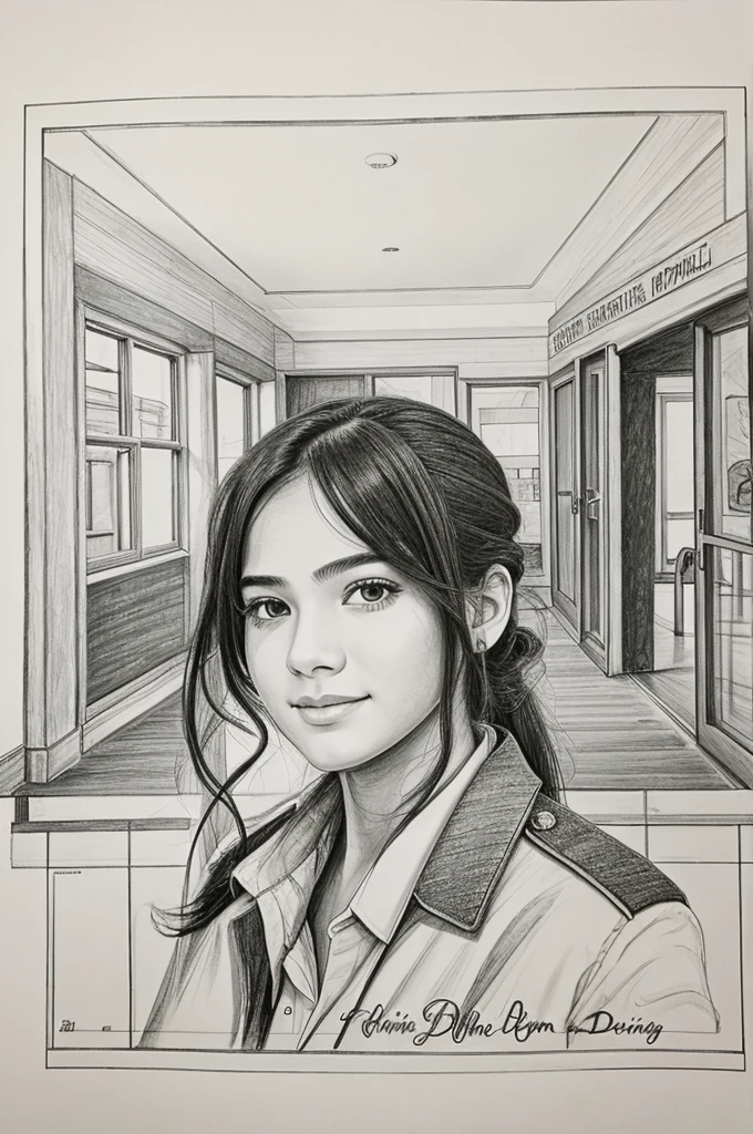 School drawing for foundation day