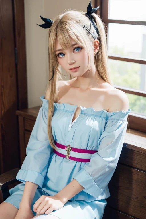 1 Girl、portrait dressed sky、明るくてとてもbeautiful顔、young, Shiny white skin、Long hair that looks great with dazzling light reflections、beautifulプラチナブロンドの超ロングシルキーストレートヘアグロス、長い前髪を持つ非常にbeautiful 17 歳、Large, clear, light blue eyes、beautiful、Adorable、beautiful女の子