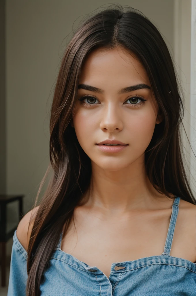 Young woman video with another face