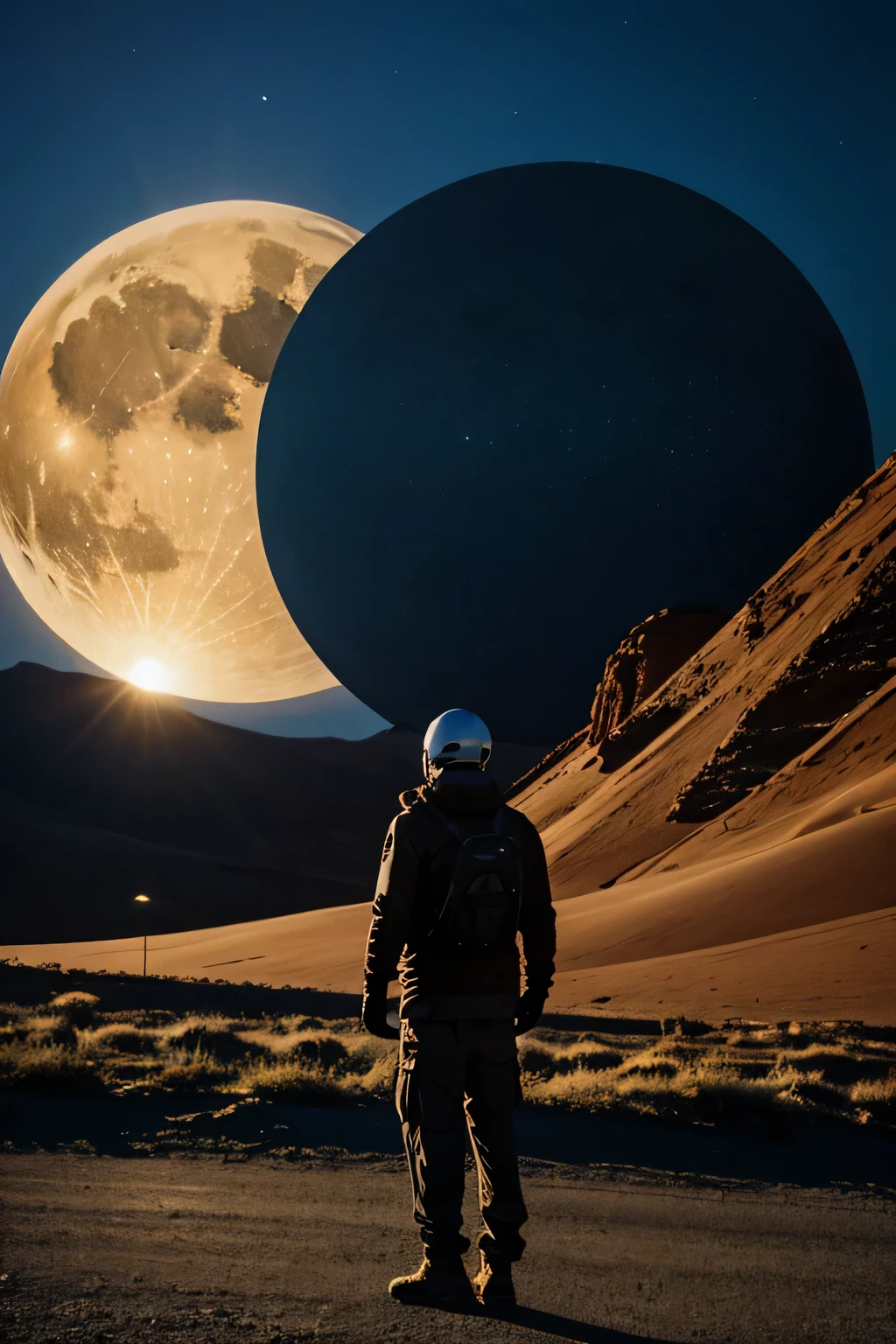 A distant planet with aliens