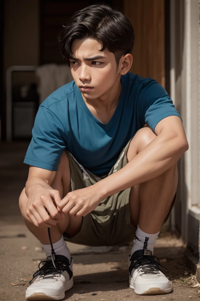 A stubborn boy
