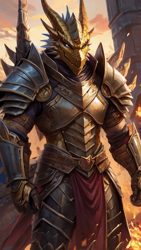 golden dragonborn,armor