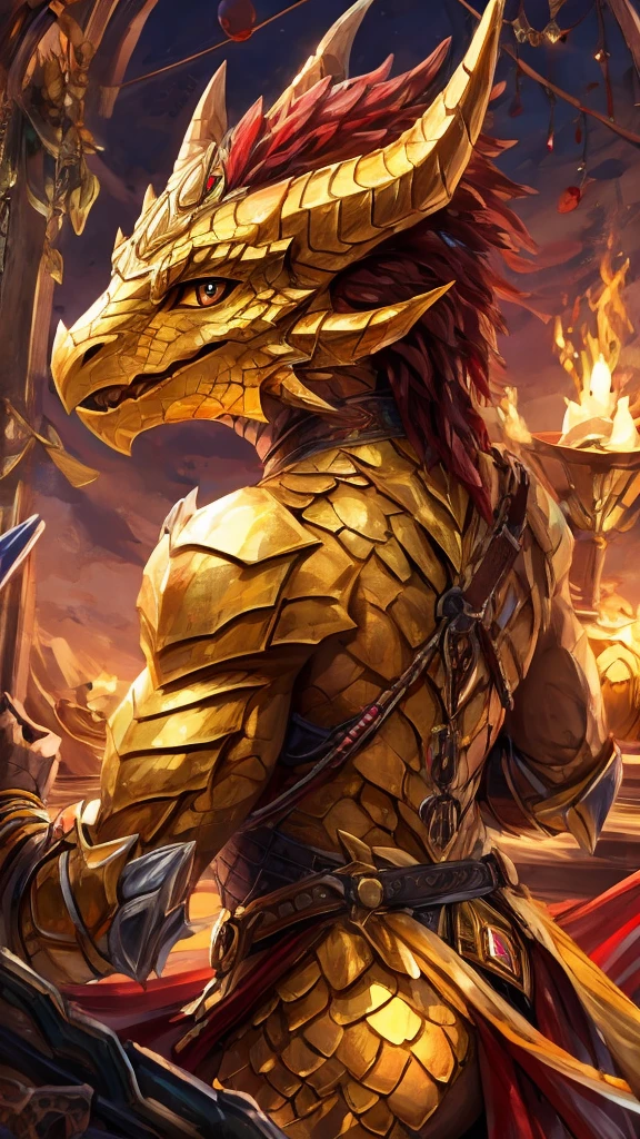 golden dragonborn