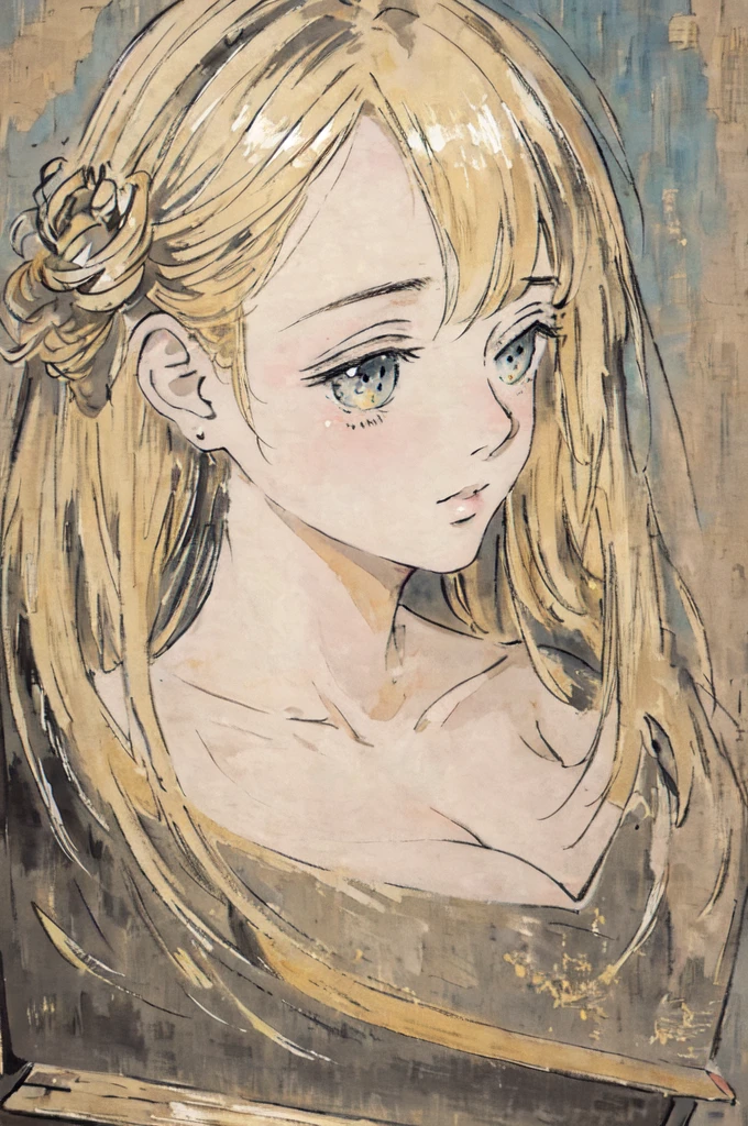 masterpiece, best quality, an extremely delicate and beautiful girl,an extremely delicate and beautiful, world masterpiece theater, ultra-detailed, highly detailed, best quality, blonde hair, highres, extremely detailed,1girl, best quality, illustration, looking at viewer, impasto, canvas, oil painting, realistic, realist ,real,