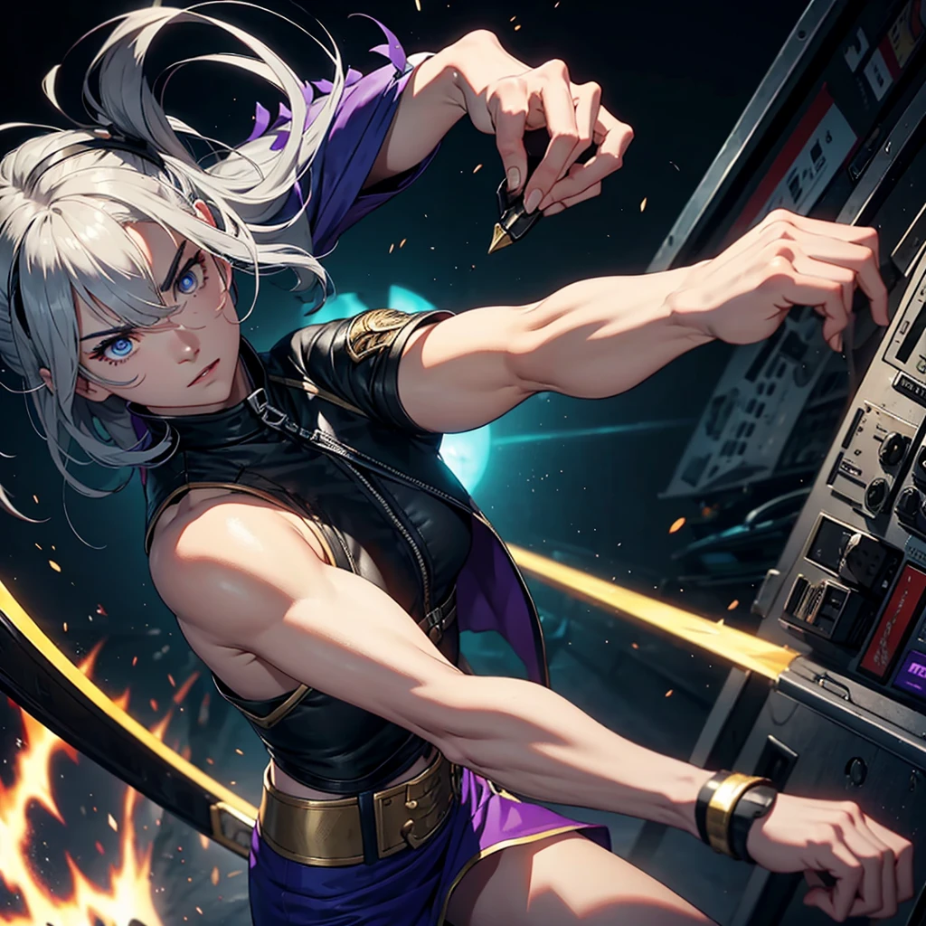 Makes a male character dodge an attack 