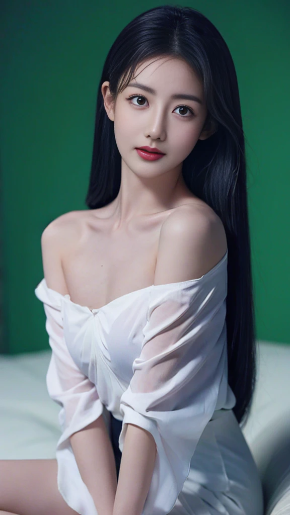 best quality, masterpiece, Ultra-high resolution, (Reality:1.4), RAW photos, 1 Girl, Off-shoulder