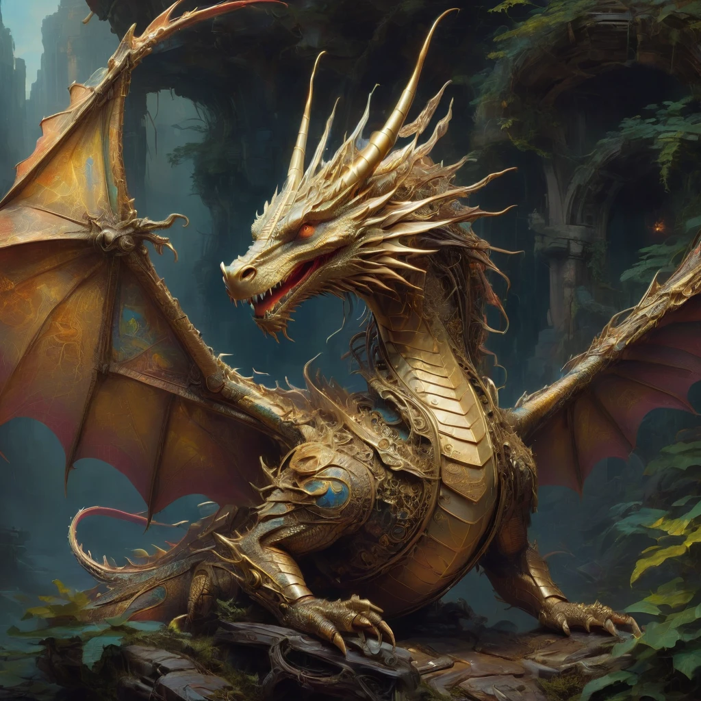 Greg Rutkowski(Greg Rutkowski), best quality, masterpiece, very aesthetic, perfect composition, intricate details, dragon