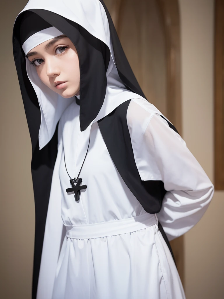 1 girl, {nun},