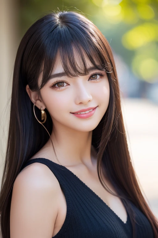 ((Real women)), Black Hair、folder、Round eyes、False eyelashes、Light wavy hair, correct、Darker lipstick、Striped Hair、Brown Hair、Red Hair、Blue Hair、Dark blue hair、Gradient Hair、Asymmetrical Hair、Hair behind the ear、Crossed bangs、Long Hair、とてもLong Hair、Straight bangs、Hair up on one side、とんでもなくLong Hair、Valletta、Sunglasses under the eyes、Light brown eyes、Ring Eye、Round eyes、Compensate、Wicked Smile、A light smile、Surrealism、Cast a Shadow、Anaglyph、Stereogram、Character Portrait、Subjective、Atmospheric perspective、Film Grain、Backlight、Exposure、Lens flare、Very detailed、最high quality、超High resolution、超High resolution、Very detailed、Very realistic, masterpiece、correct、Textured skin、high quality、最high quality、Awards、32k, 髪のfolder、A light smile、Redness in the ears、correct、odor、Surrealism、Cast a Shadow、Subjective、Shine、360° View、Very detailed、最high quality、超High resolution、解剖学的にcorrect、masterpiece、Emphasize the chest、High resolution、最high quality、High detail、Long eyelashes、A slight blush、Compensate, ((Full body photography：1.6))、Various poses、