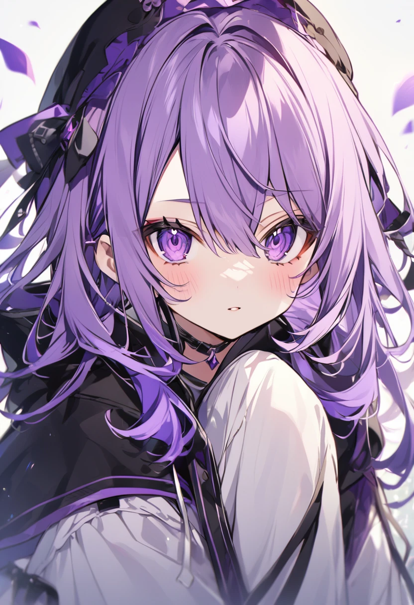 Keito。Purple Eyes。Purple Hair。