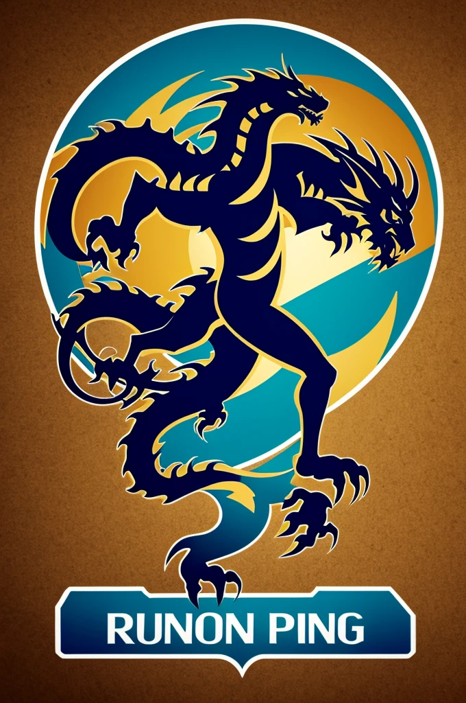 Logo for running with dragon