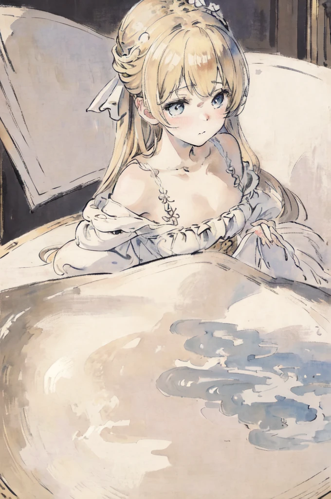 masterpiece, best quality, an extremely delicate and beautiful girl,an extremely delicate and beautiful, world masterpiece theater, ultra-detailed, highly detailed, best quality, blonde hair, highres, extremely detailed,1girl, best quality, illustration, looking at viewer, impasto, canvas, oil painting, realistic, realist ,real,