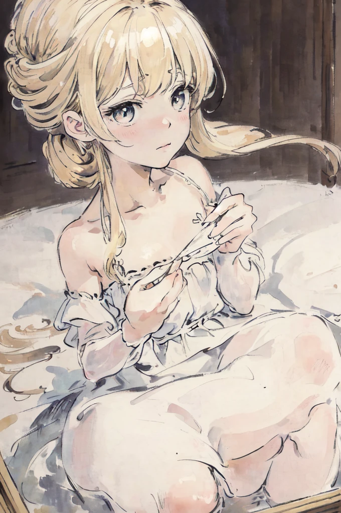 masterpiece, best quality, an extremely delicate and beautiful girl,an extremely delicate and beautiful, world masterpiece theater, ultra-detailed, highly detailed, best quality, blonde hair, highres, extremely detailed,1girl, best quality, illustration, looking at viewer, impasto, canvas, oil painting, realistic, realist ,real,
