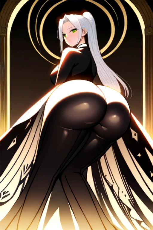 Woman with a super big ass