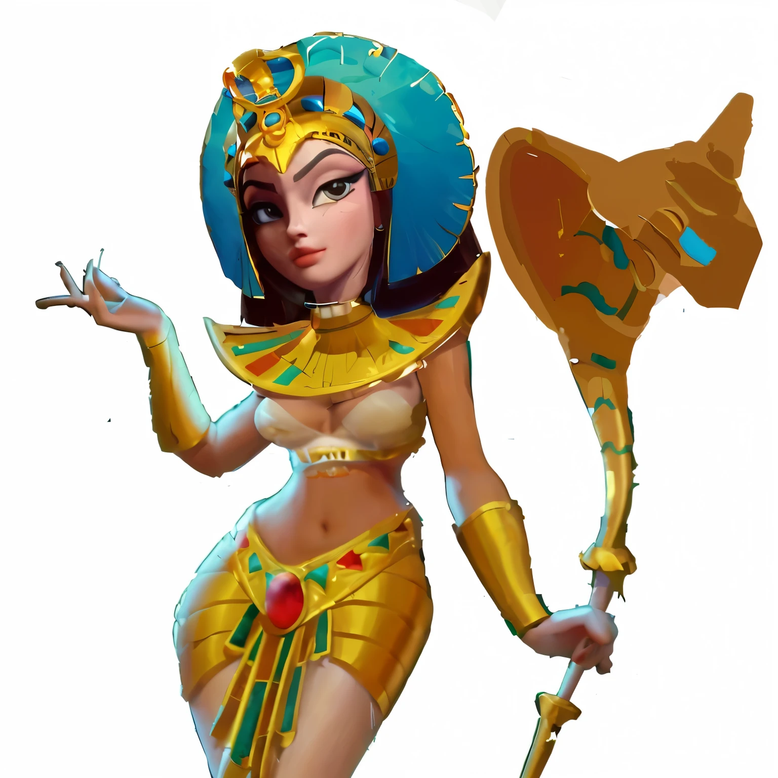 masterpiece，HD，European and American cartoon characters，Cleopatra，Cartoon women，Rich in details